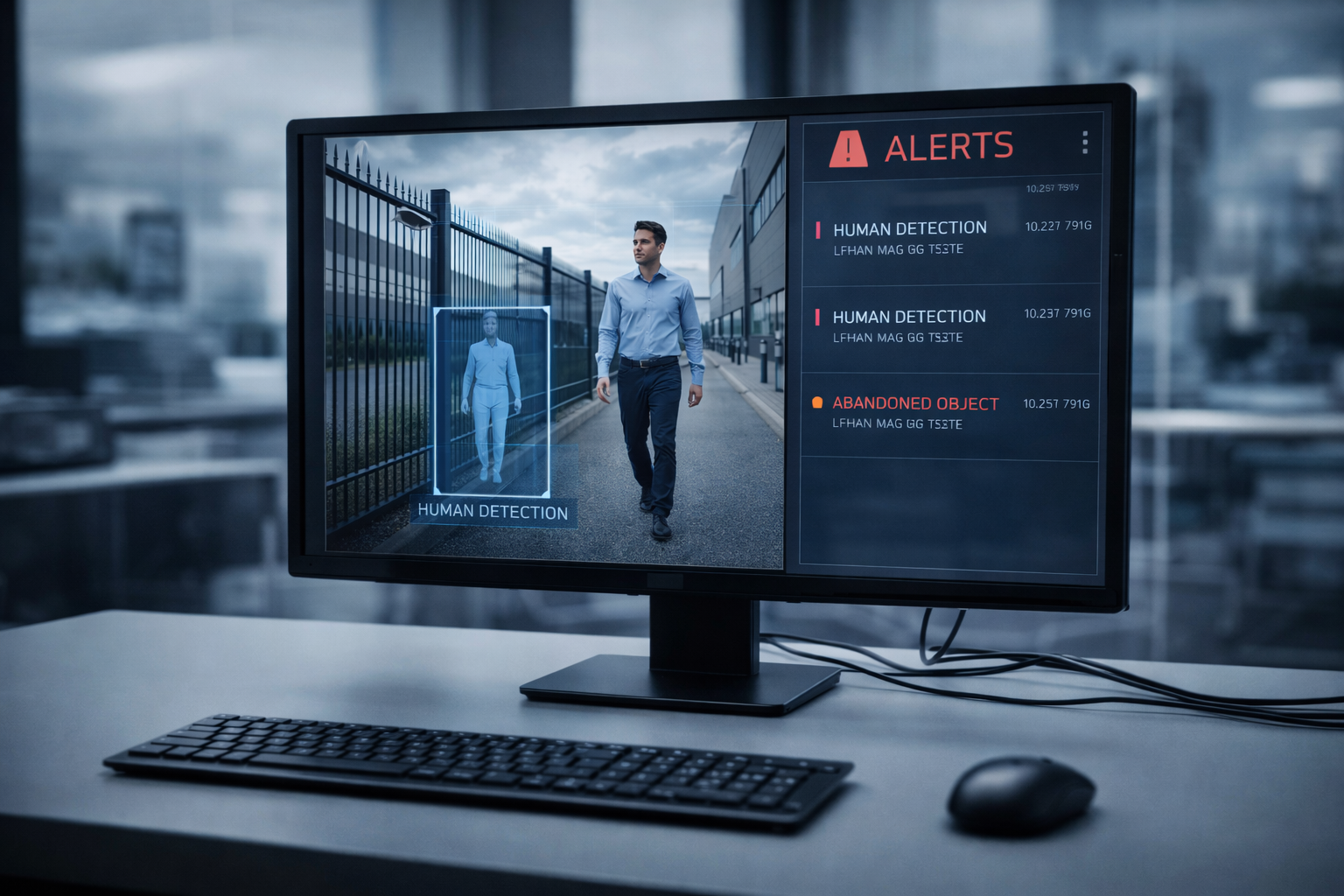 Sistema de segurança perimetral integrado